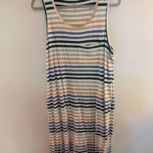 Market & Spruce Rayann Sleeveless Midi Dress, Size XXL, Off-white